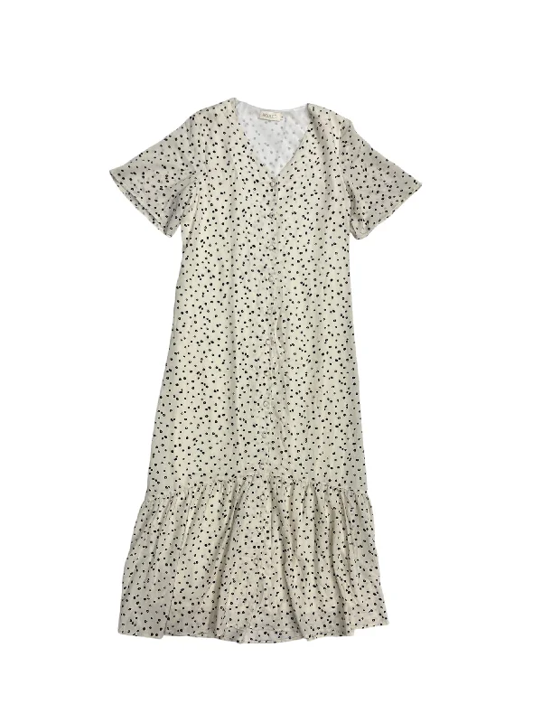 relaxed fit dressDress Casual Maxi By Roolee In Black & Cream, Size: S