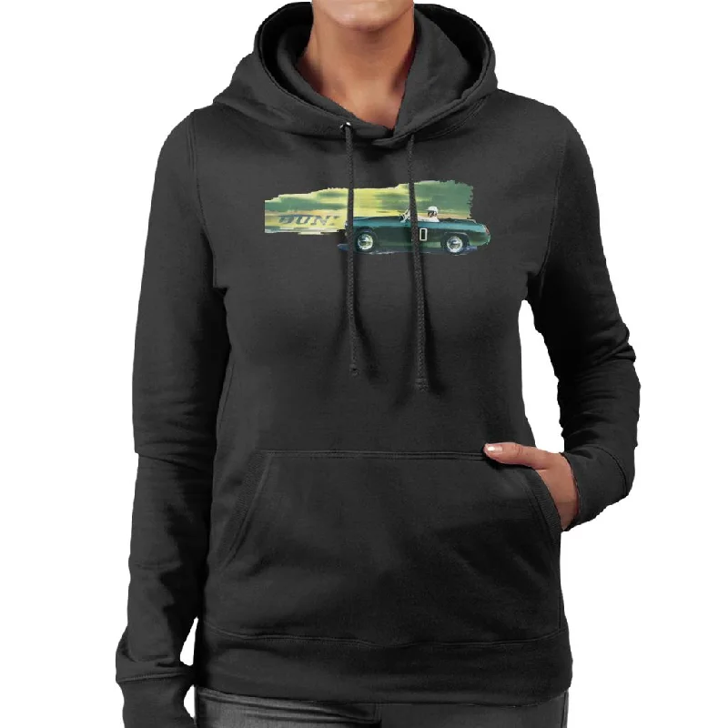 chic hoodieAustin Healey 20 Green British Motor Heritage Women's Hooded Sweatshirt