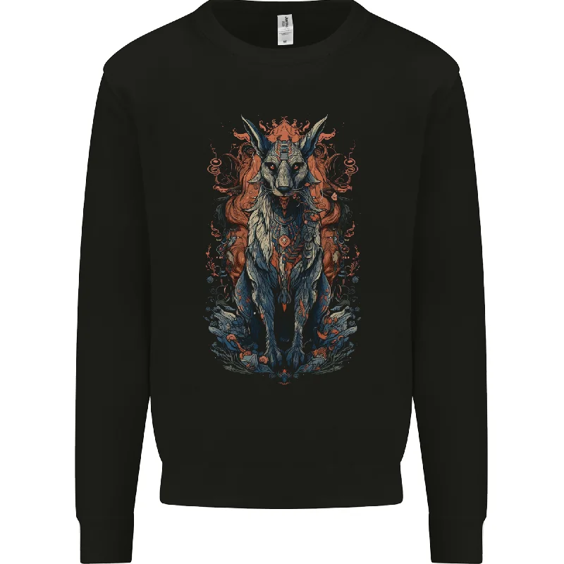 stylish training hoodieBastet Egyptian God Fantasy Mens Sweatshirt Jumper