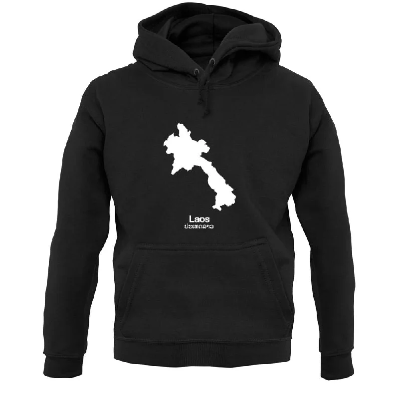 lightweight hooded sweatshirtLaos Silhouette Unisex Hoodie