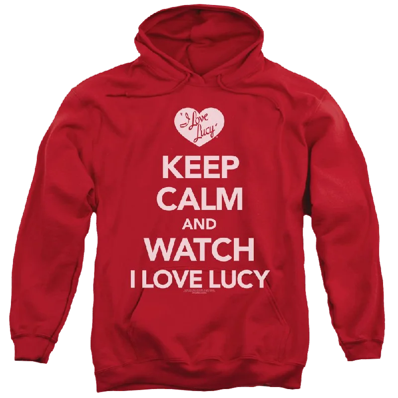 sporty hoodieI Love Lucy Keep Calm And Watch Pullover Hoodie