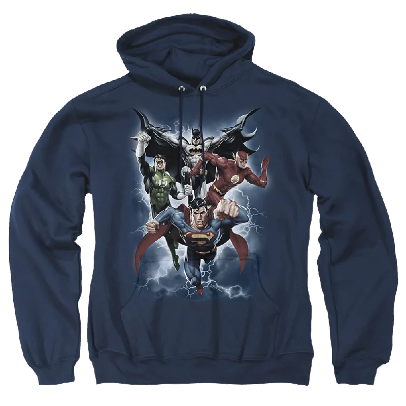 retro hoodieJustice League The Coming Storm Pullover Hoodie