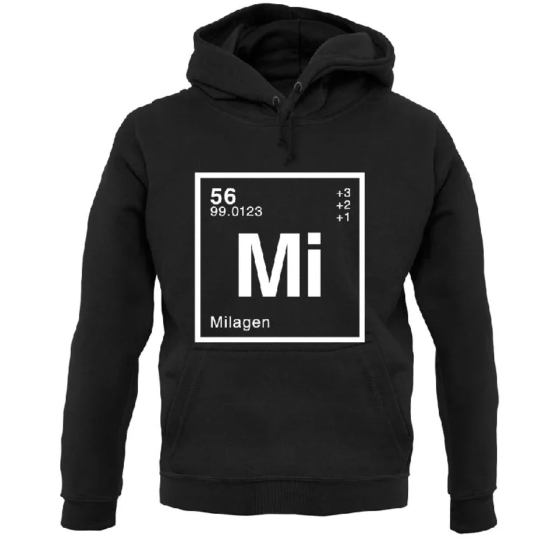 trendy zip-up hoodieMila - Periodic Element Unisex Hoodie