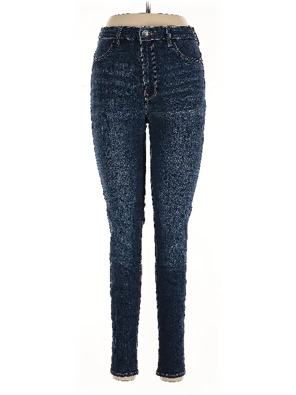 fitted coatJeans