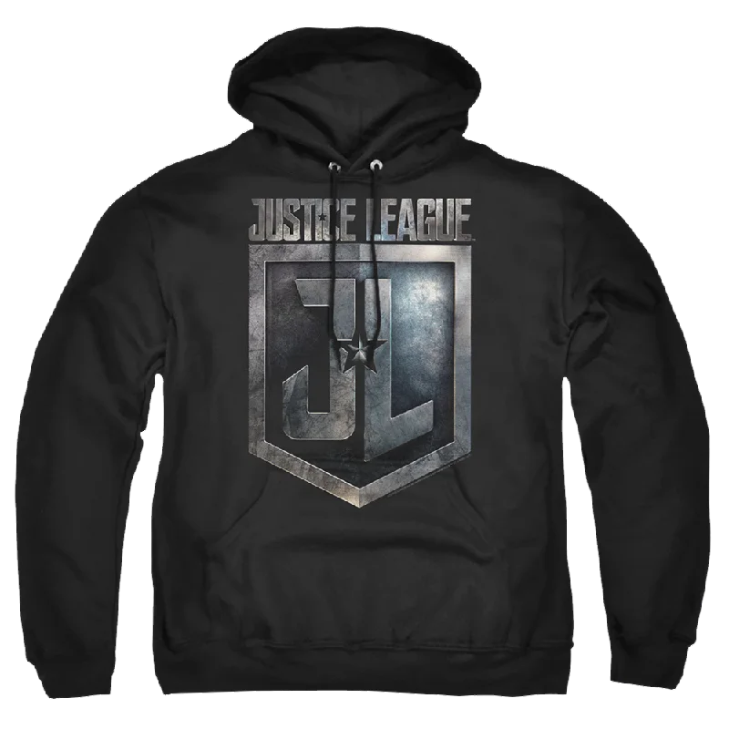 comfortable fleece hoodieJustice League Shield Logo Pullover Hoodie