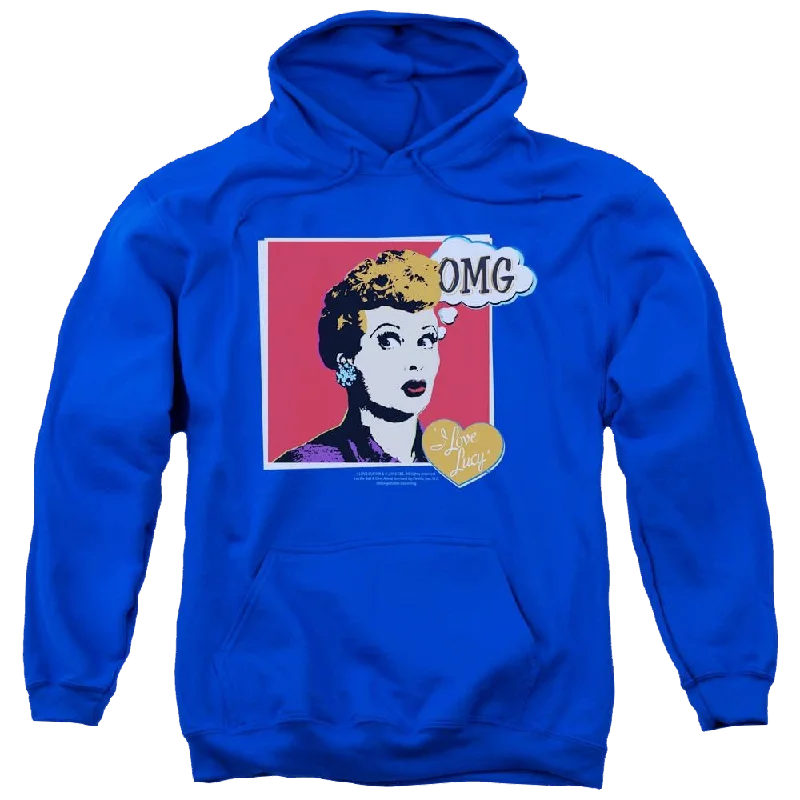 premium hoodieI Love Lucy I Love Worhol Omg Pullover Hoodie