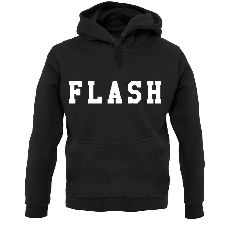 zip-up hooded sweatshirtJustcie Flash College Style Unisex Hoodie