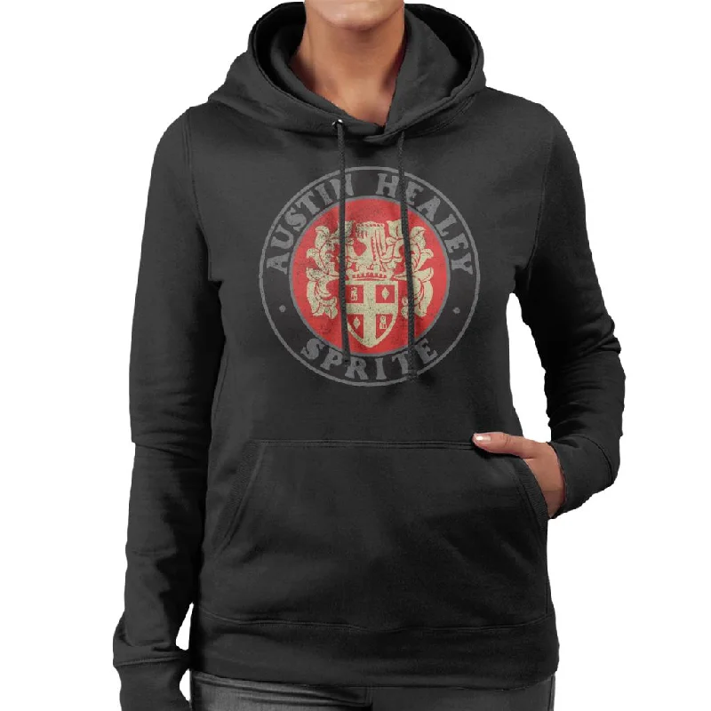 sleek hoodieAustin Healey Sprite Logo British Motor Heritage Women's Hooded Sweatshirt