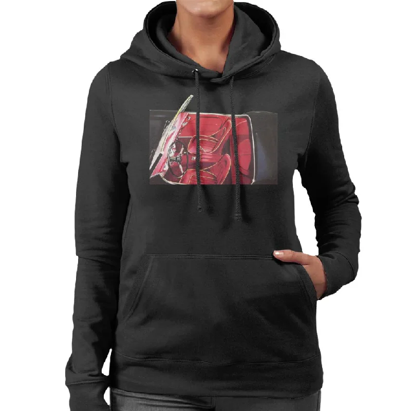 premium zip-up hoodieAustin Healey View Of Seats British Motor Heritage Women's Hooded Sweatshirt