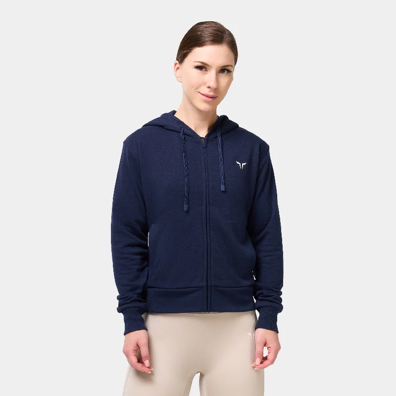 Slim Fit Hoodie - Navy