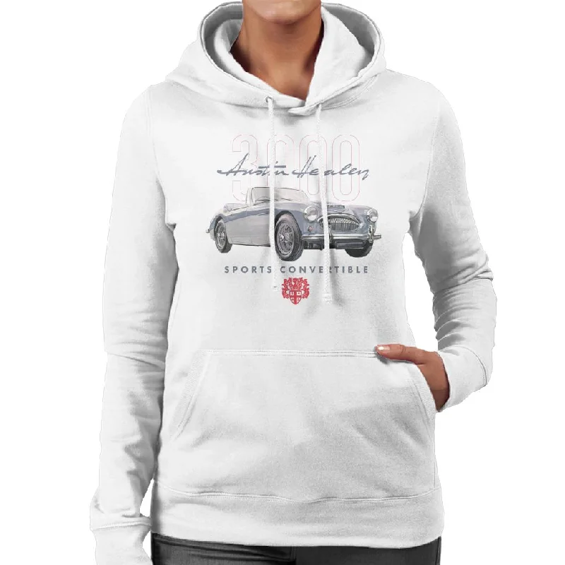 street style hoodieAustin Healey 3000 Convertible British Motor Heritage Women's Hooded Sweatshirt