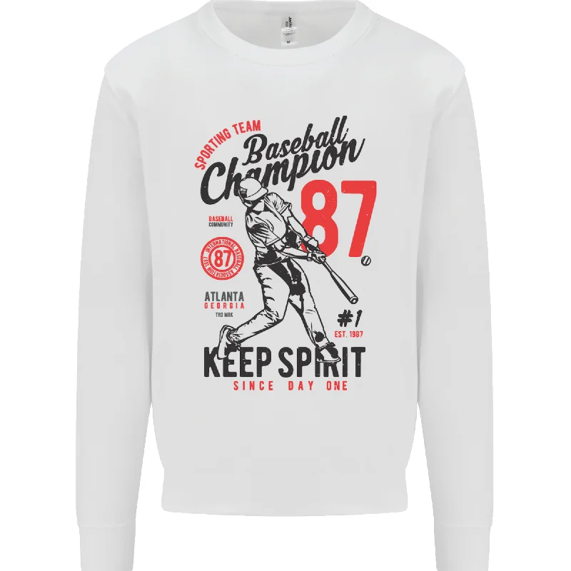 fashion gym hoodieBaseball Champion Player Mens Sweatshirt Jumper